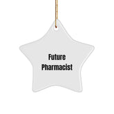 Funny Star Ornament Gifts from Friends for Future Pharmacist, Inspirational Pharmacist Christmas Unique Gifts, Star Ornament, Gifts for Pharmacist - Image 1